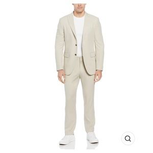 Perry Ellis men's suit SLIM FIT PEAK LAPEL LOUIS SUIT JACKET
